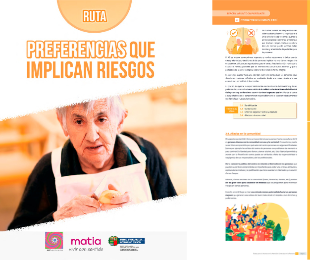 Portada de la publicación: Ruta preferencias que implican riesgos