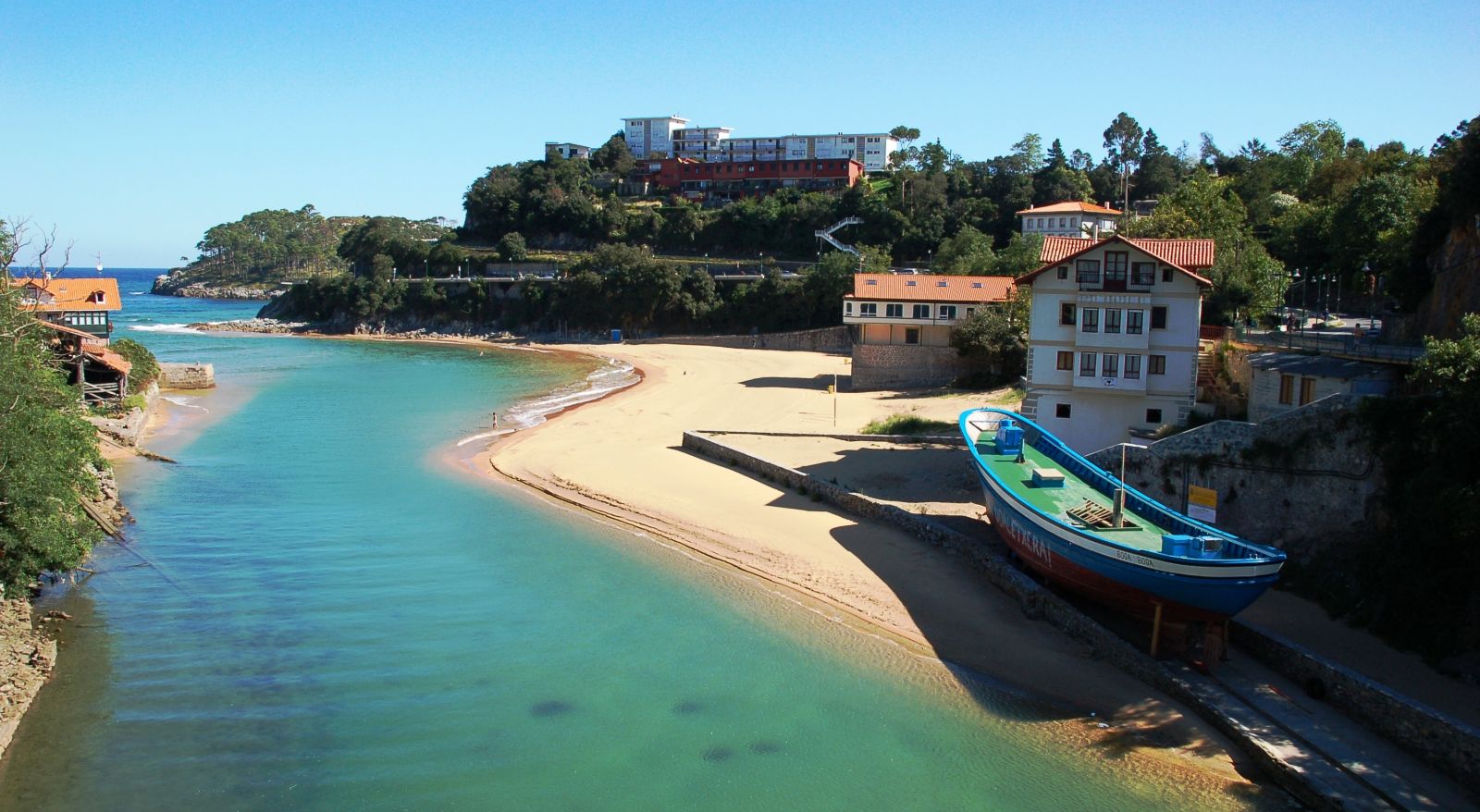 Desembocadura del Río Lea en Lekeitio