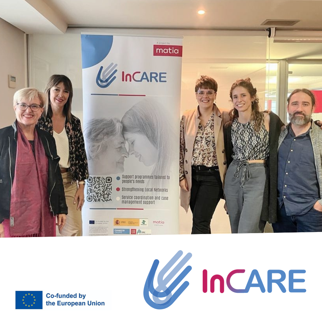 Foto del equipo de Matia Instituto en el proyecto InCARE
