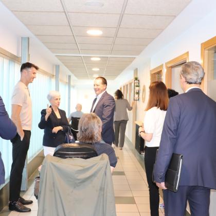 Fotografía de la firma del Convenio Matia con Rural Kutxa