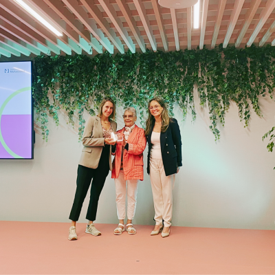 Iraide y Juncal recogen el premio Fundación Mutualidad